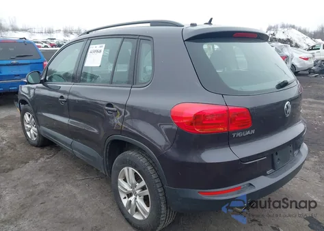 2016 Volkswagen Tiguan S from USA, damaged, VIN WVGBV7AX1GW593014